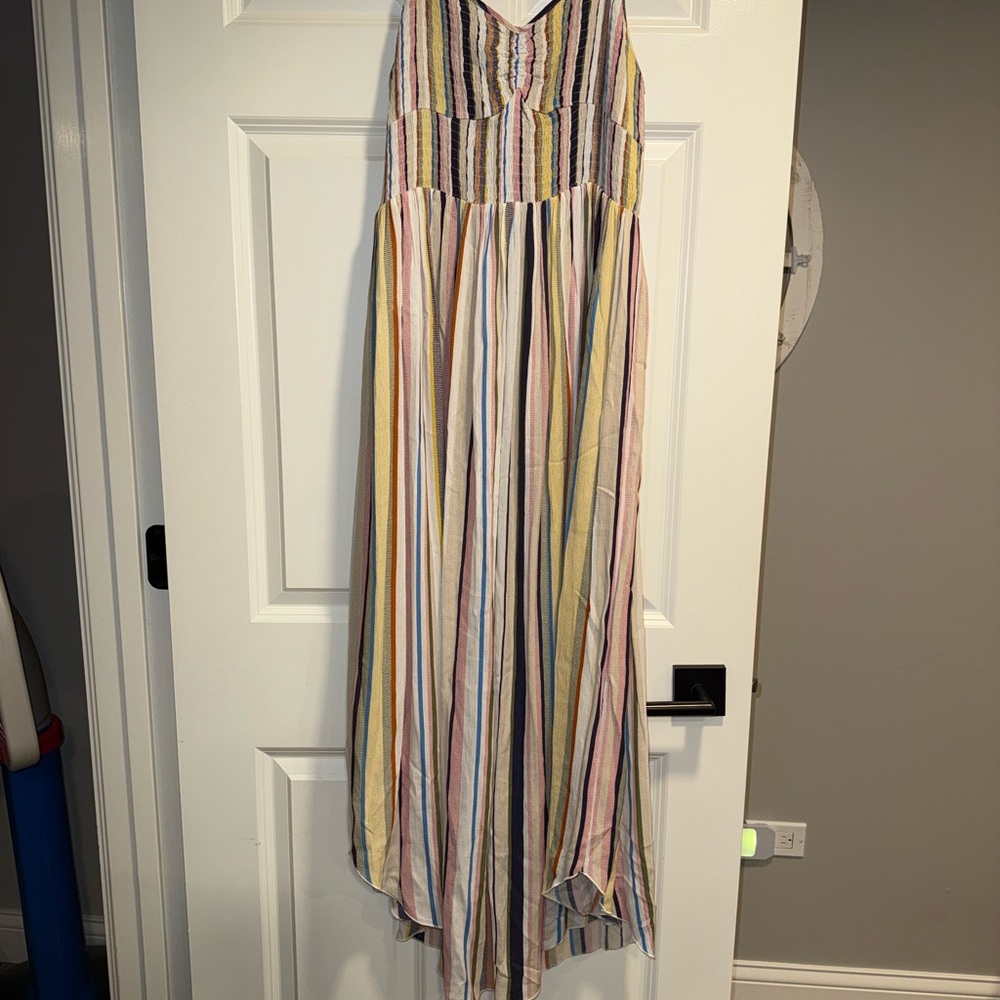THML Multicolor Striped Maxi Dress